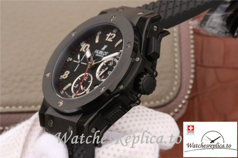 Swiss Hublot Big Bang Evolution Replica 301.CX.130.RX Black Strap 44MM - WatchesReplica.is