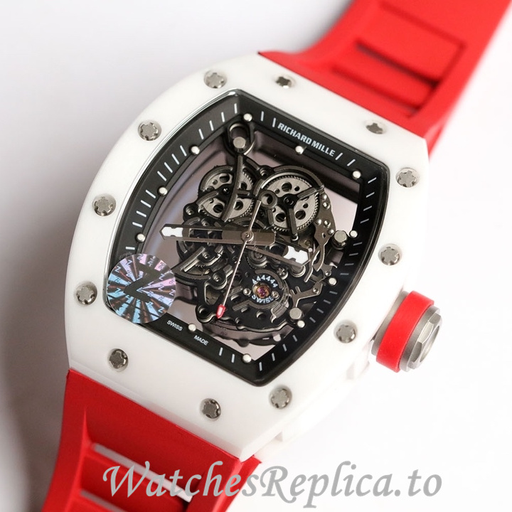 Richard Mille Replica RM055 Rubber strap 50MM - WatchesReplica.is