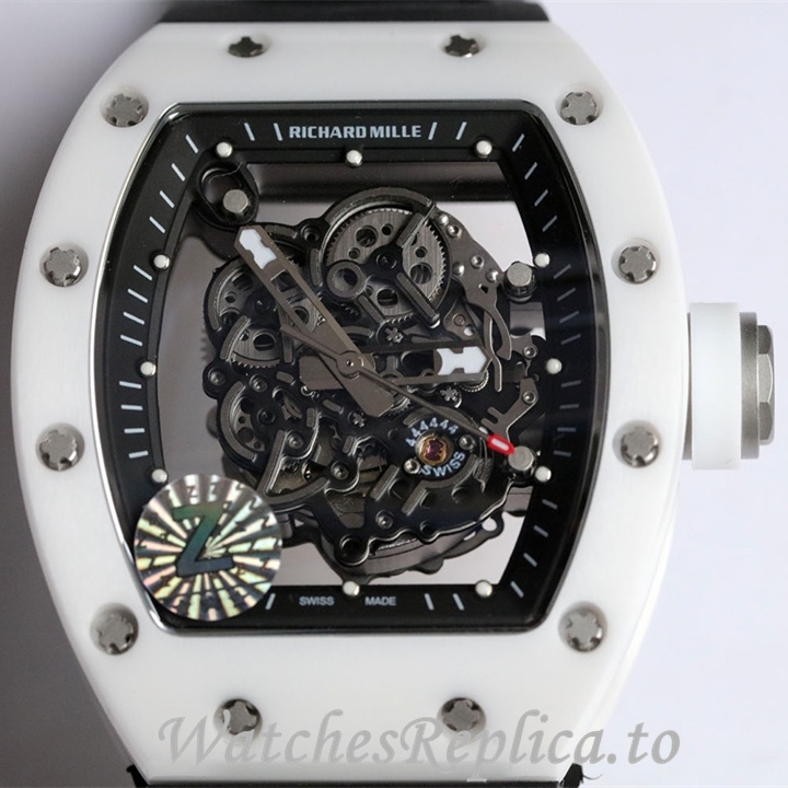 Richard Mille Replica RM055 Rubber strap 50MM - WatchesReplica.is