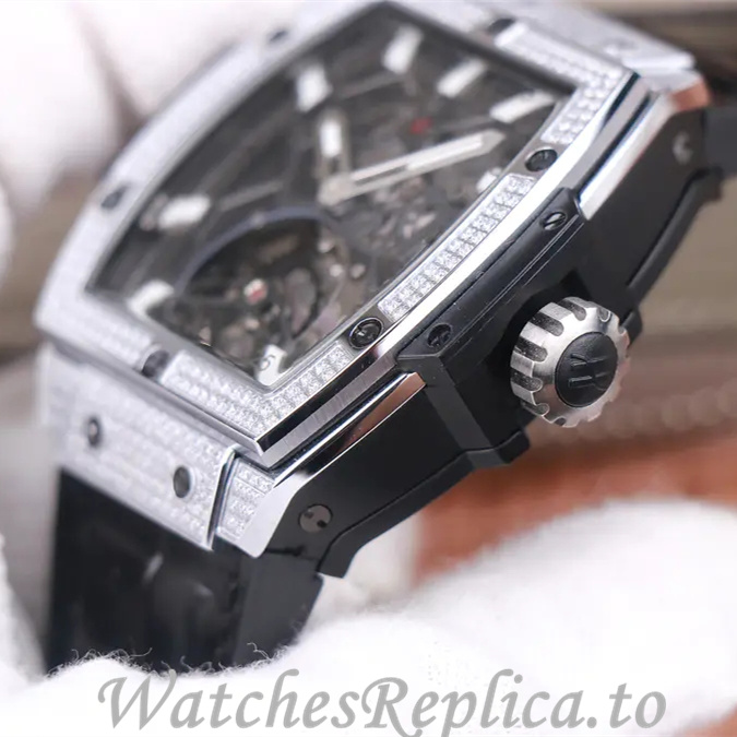 Hublot Replica MASTERPIECE Series Leather strap 45MM - WatchesReplica.is