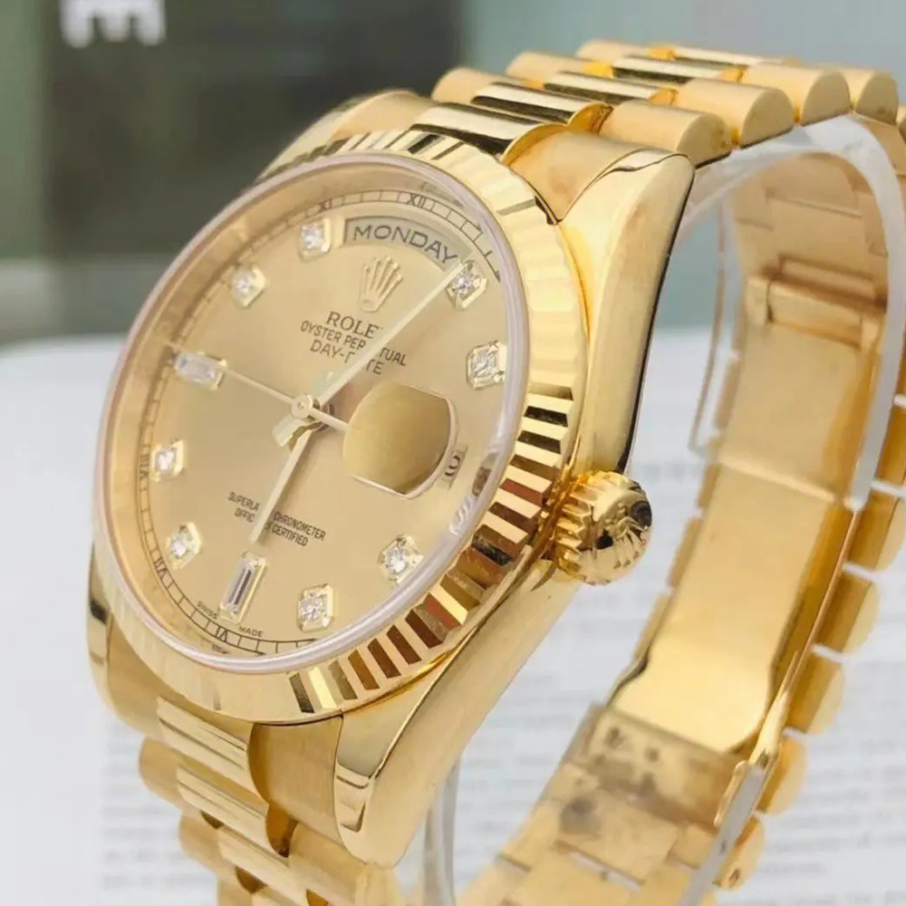 Replica Rolex President Day Date 118348 36MM - WatchesReplica.is