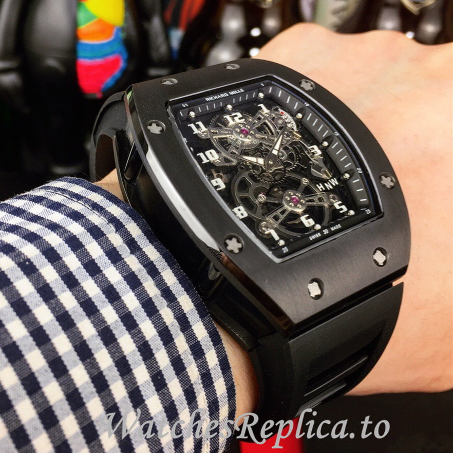 Richard Mille Replica RM17-01 Rubber strap 50MM - WatchesReplica.is