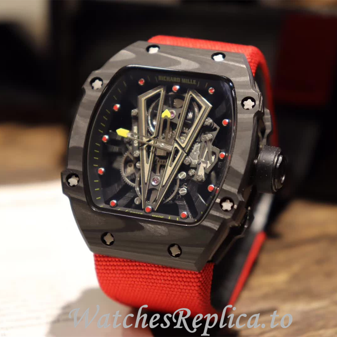 Richard Mille Replica RM27-03 Canvas strap 48MM - WatchesReplica.is