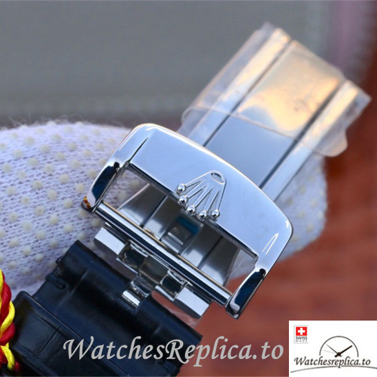 Swiss Rolex Day-Date Replica 118139 Leather strap 36MM - WatchesReplica.is
