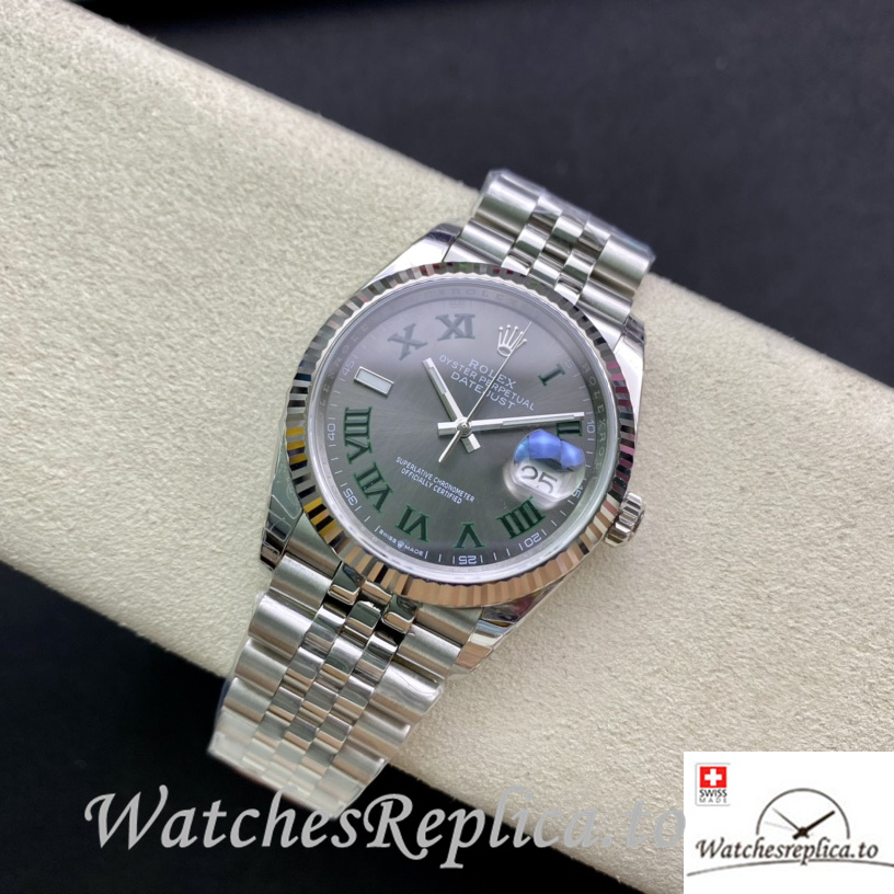 Swiss Rolex Datejust 126233 Replica Stainless steel strap 36MM - WatchesReplica.is