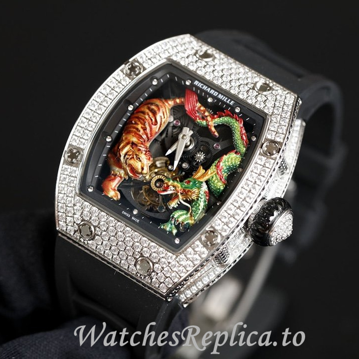 Richard Mille Replica RM51-01 Rubber strap 50MM - WatchesReplica.is