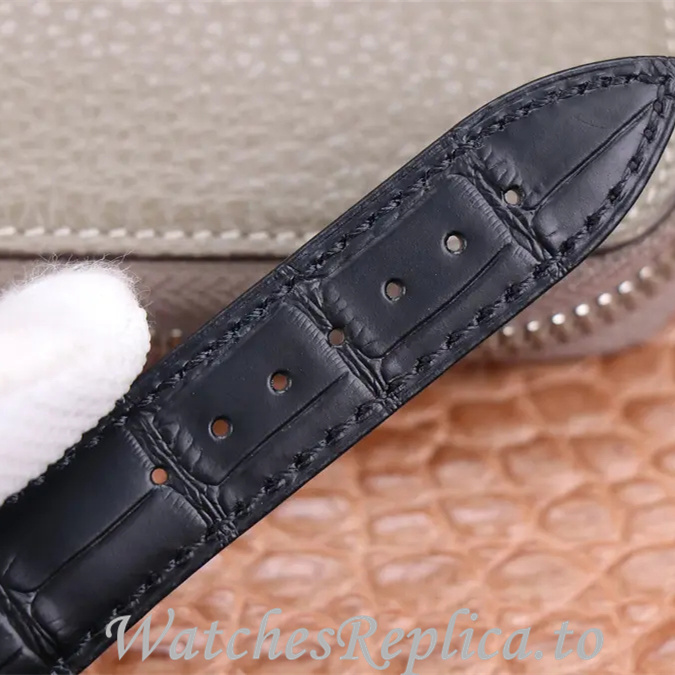 Patek Philippe Replica Complications Leather strap 42MM - WatchesReplica.is