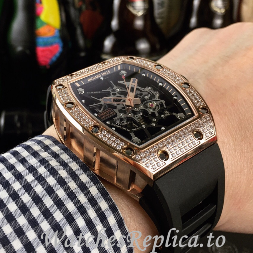 Richard Mille Replica RM035-AMERICA5 Rubber strap 50MM - WatchesReplica.is