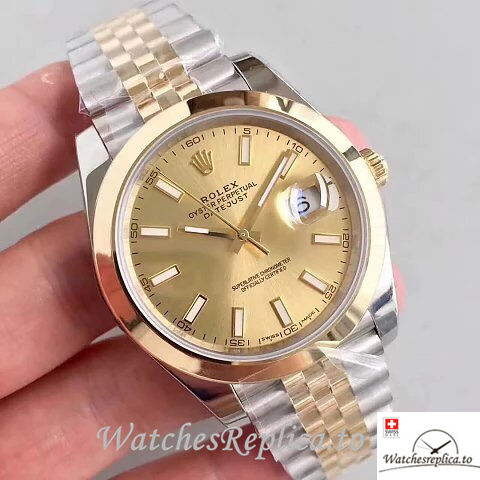 Swiss Rolex Datejust Replica 126303 Stainless steel strap 41MM - WatchesReplica.is