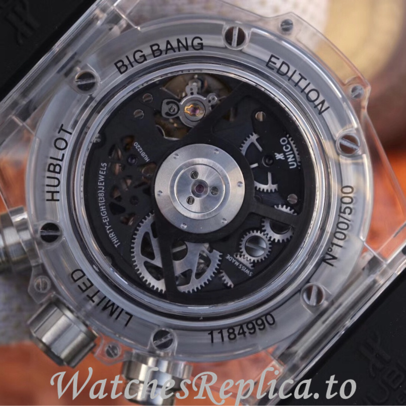Hublot Replica 411.JX.4802.RT Rubber strap 45MM - WatchesReplica.is