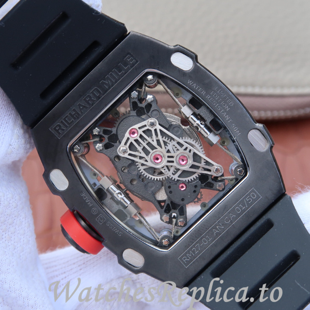 Richard Mille Replica RM50 Rubber strap 48MM - WatchesReplica.is