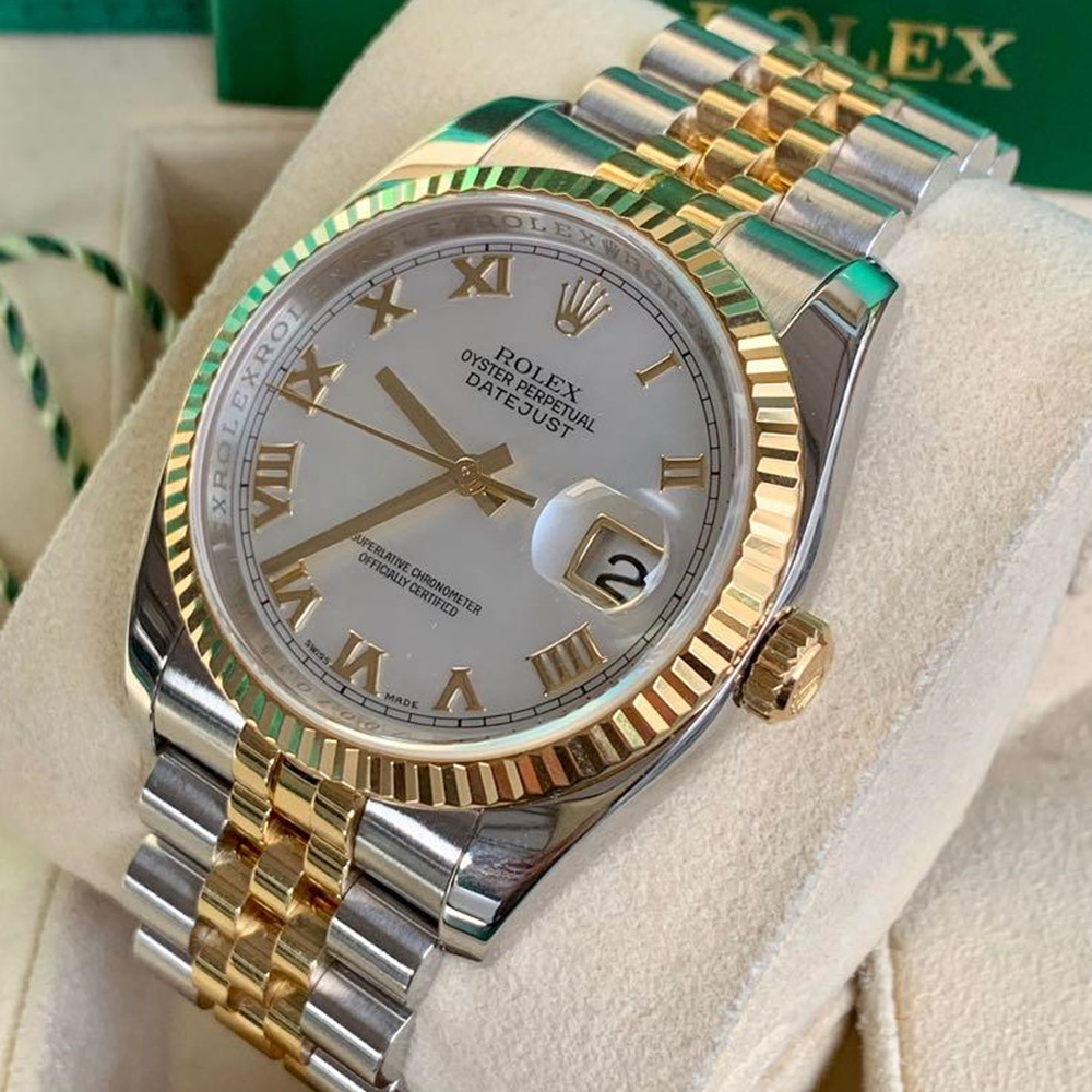Rolex Datejust Mother of Pearl-White Dial 116233 - WatchesReplica.is