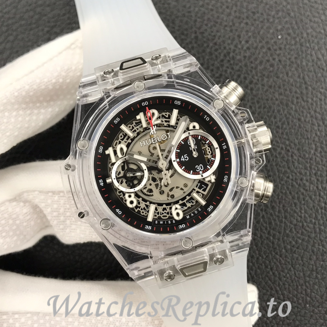 Hublot Replica 411.JX.4802.RT Rubber strap 45MM - WatchesReplica.is