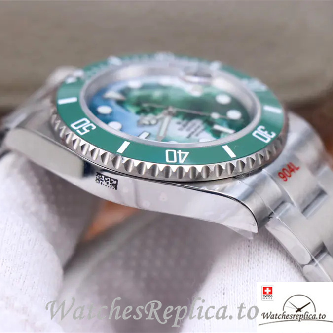 Swiss Rolex Submariner Replica Stainless steel strap 40MM - WatchesReplica.is