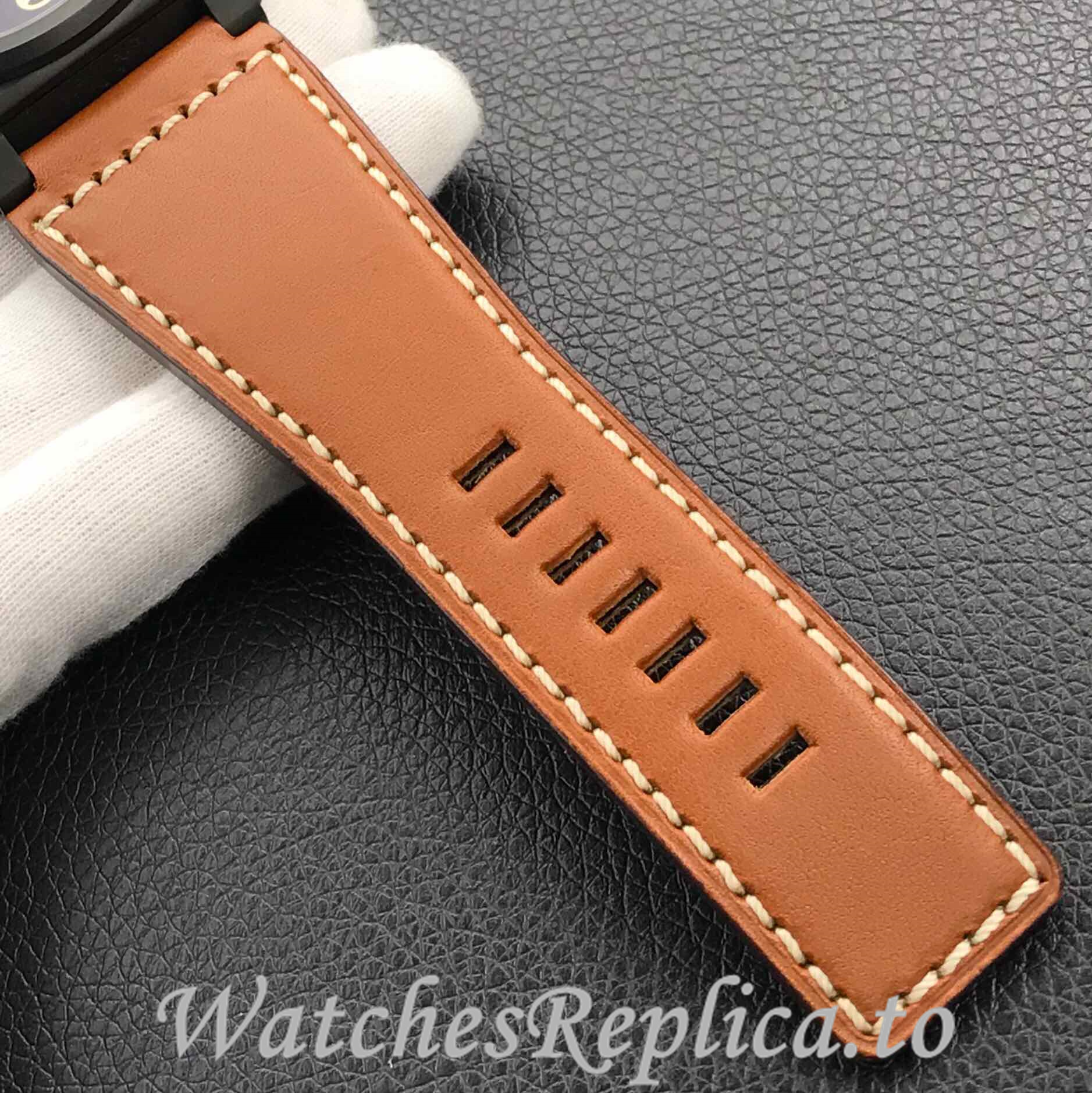 Bell Ross Replica BR 03 BR03-94 Leather strap 42MM - WatchesReplica.is
