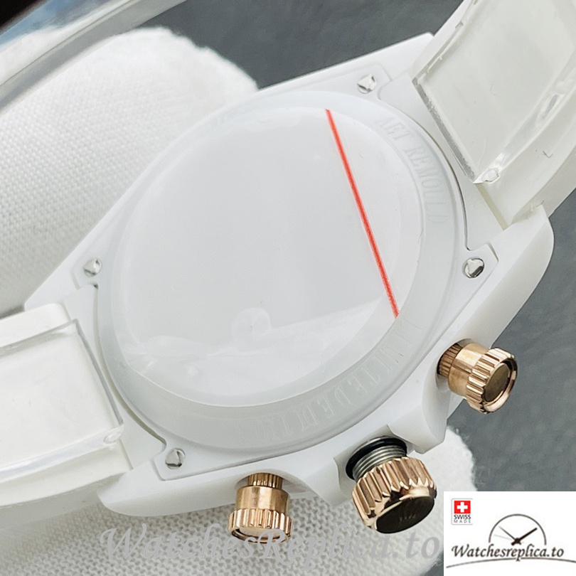 Swiss Rolex Daytona Replica Rubber strap 40MM - WatchesReplica.is