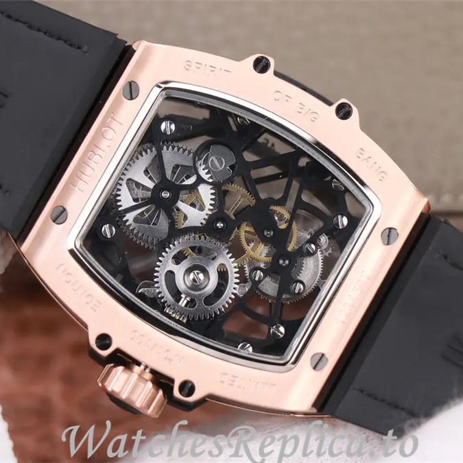 Hublot Replica MASTERPIECE Series Leather strap 45MM - WatchesReplica.is