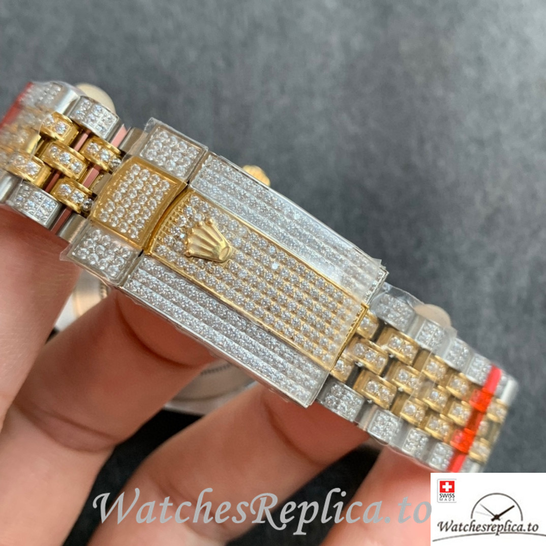 Swiss Rolex Datejust Replica Stainless steel strap 41MM - WatchesReplica.is