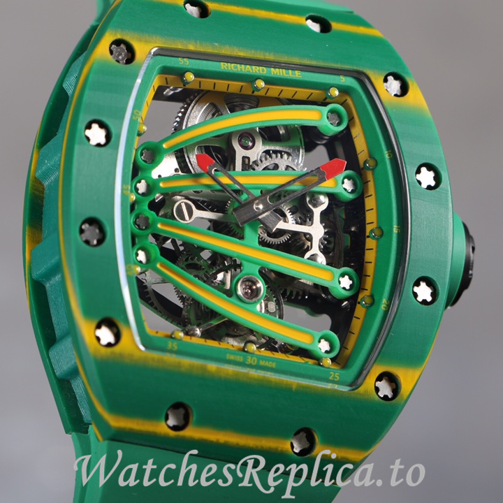 Richard Mille Replica RM59-01 Rubber strap 51MM - WatchesReplica.is