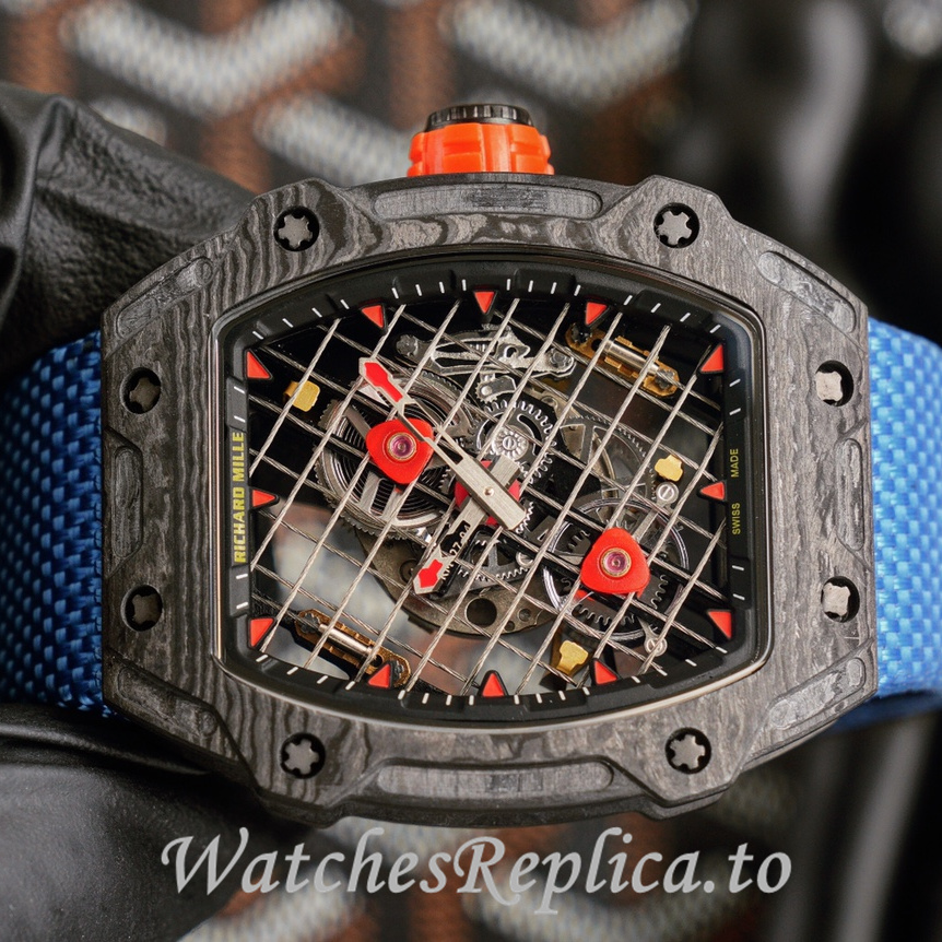 Richard Mille Replica RM27-04 Canvas strap 47.25x38.4MM - WatchesReplica.is