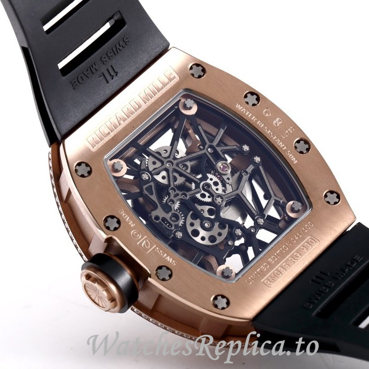 Richard Mille Replica RM035 Rubber strap 50MM - WatchesReplica.is
