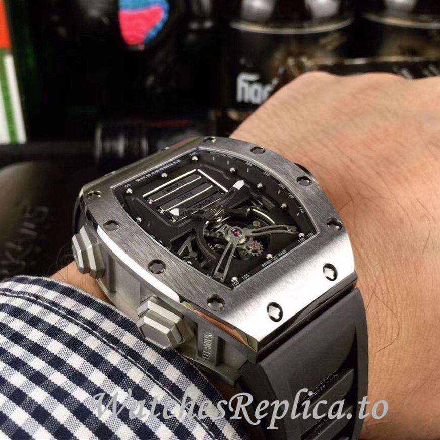 Richard Mille Replica RM69Ti Rubber strap 50MM - WatchesReplica.is