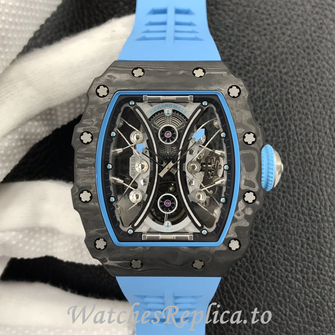 Richard Mille Replica RM53-01 Rubber strap 50MM - WatchesReplica.is