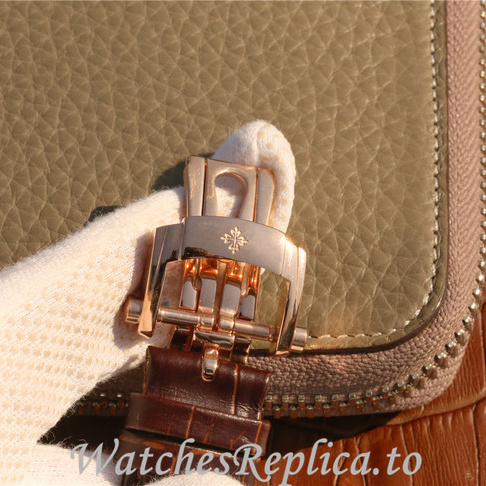 Patek Philippe Replica Nautilus 5712 Leather strap 40MM - WatchesReplica.is