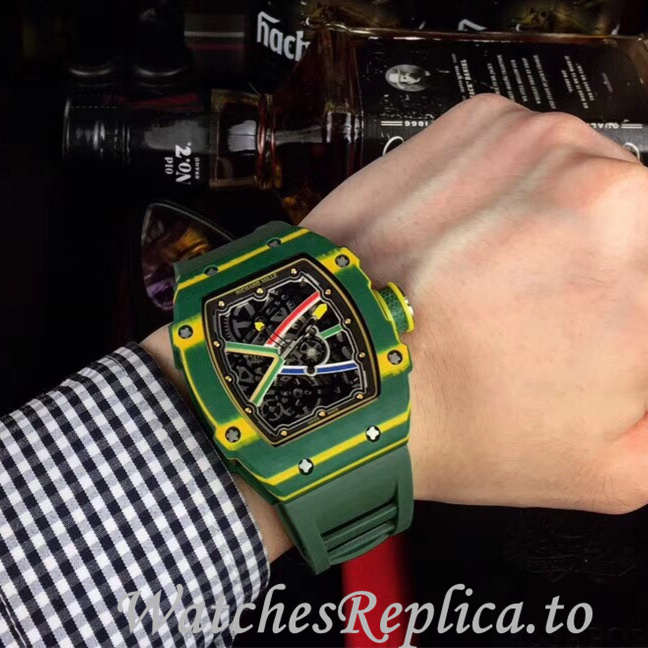 Richard Mille Replica RM67-02 Rubber strap 38.70x47.52MM - WatchesReplica.is