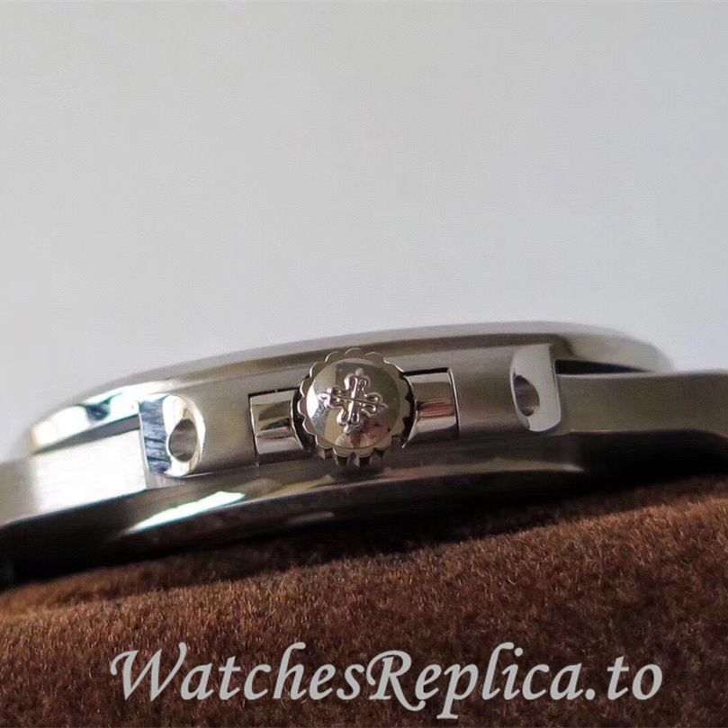 Patek Philippe Replica Nautilus Stainless steel strap 40MM - WatchesReplica.is