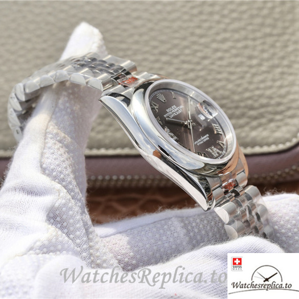 Swiss Rolex Datejust Replica 116200 Stainless steel strap 36MM - WatchesReplica.is