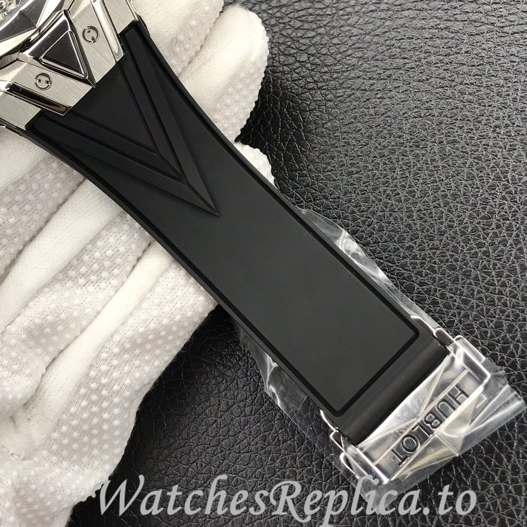 Hublot Replica Big Bang Sang Bleu II Rubber strap 45MM - WatchesReplica.is