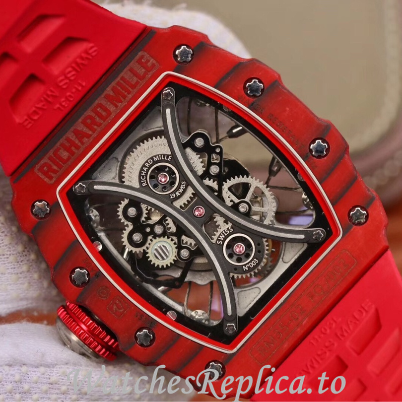 Richard Mille Replica RM53-01 Rubber strap 50MM - WatchesReplica.is