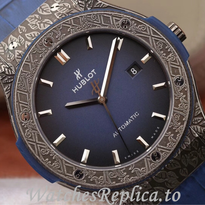 Hublot Replica Classic Fusion Series Leather strap 45MM - WatchesReplica.is