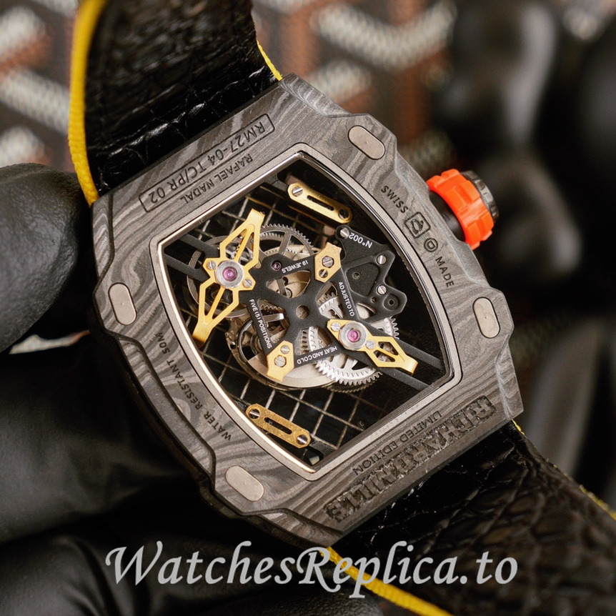 Richard Mille Replica RM27 04 Canvas strap 47.25x38.4MM - WatchesReplica.is