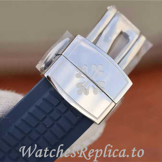 Patek Philippe Replica Aquanaut Rubber strap 42MM - WatchesReplica.is