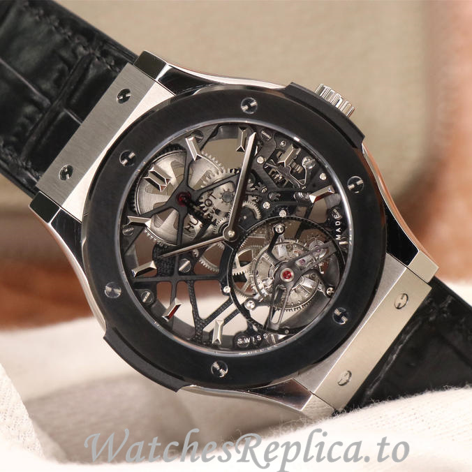 Hublot Replica Classic Fusion Series Leather strap 45MM - WatchesReplica.is