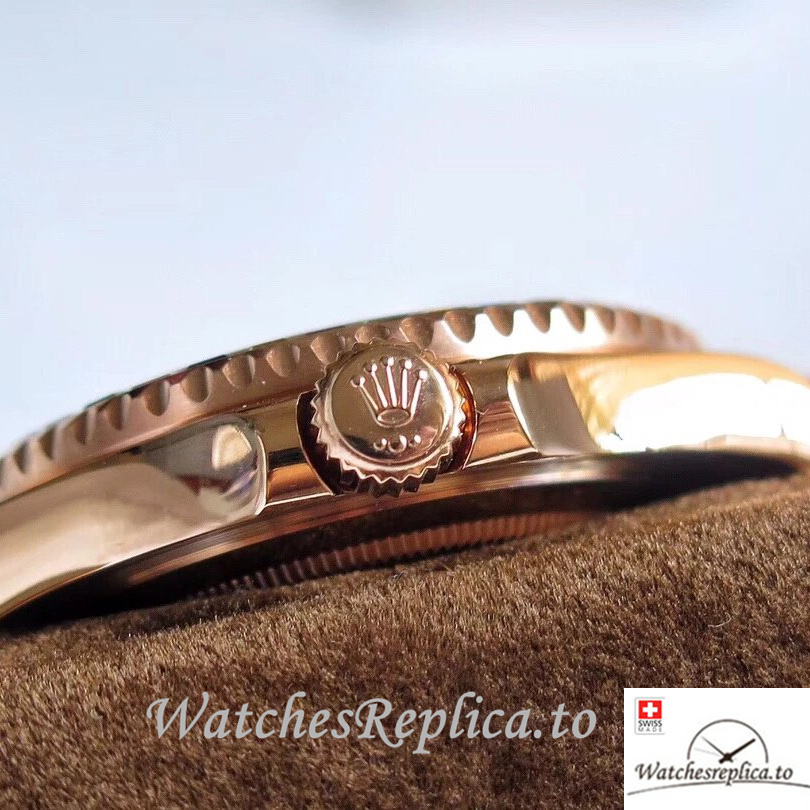 Swiss Rolex Yacht-Master Replica 116695SATS Rubber strap 40MM - WatchesReplica.is