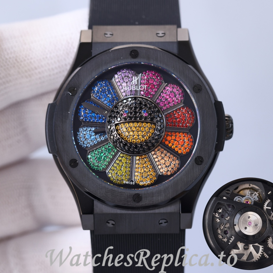 Hublot Replica 507.CX.9000.RX.TAK21 Rubber strap 45MM - WatchesReplica.is