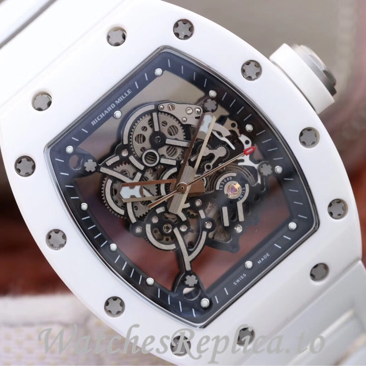 Richard Mille Replica RM055 Rubber strap 50MM - WatchesReplica.is
