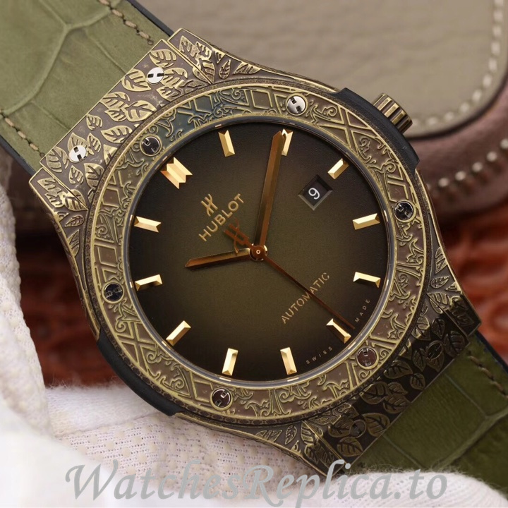 Hublot Replica Classic Fusion Series Leather strap 45MM - WatchesReplica.is