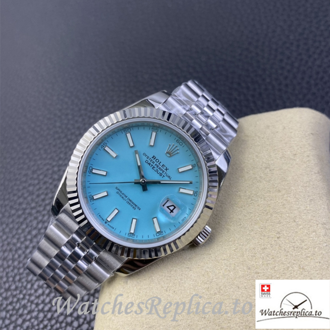Swiss Rolex Datejust 126334 Replica Stainless steel strap 41MM - WatchesReplica.is