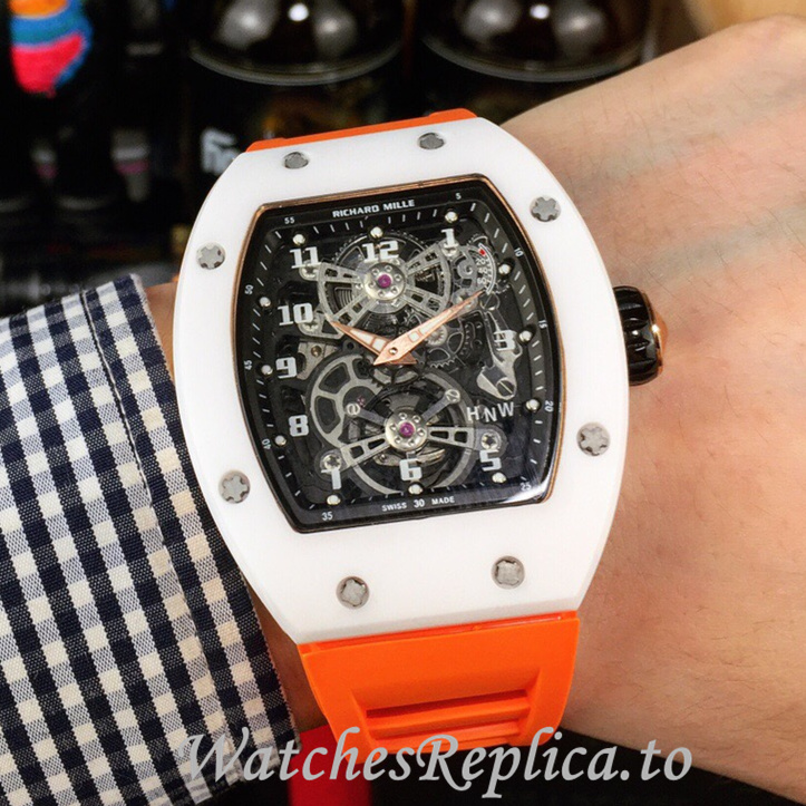 Richard Mille Replica RM17-01 Rubber strap 50MM - WatchesReplica.is