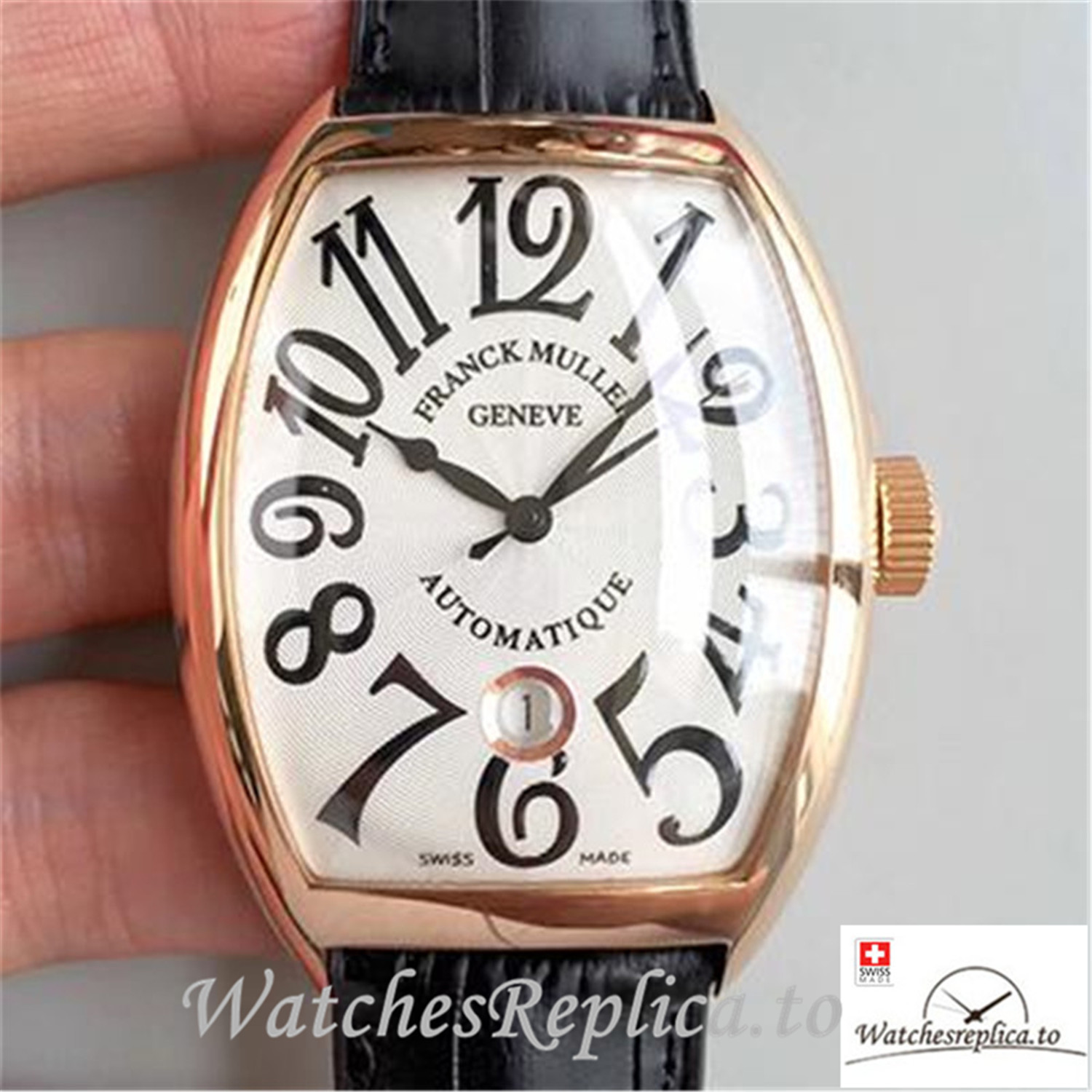 Swiss Franck Muller Casablanca Date Replica 8880 C DT Black Strap 39.5MM×55.3 MM - WatchesReplica.is