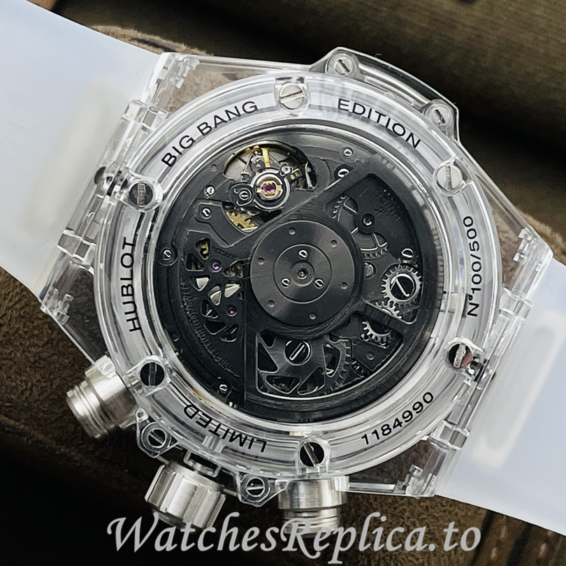 Hublot Replica 411.JX.4802.RT Rubber strap 45MM - WatchesReplica.is
