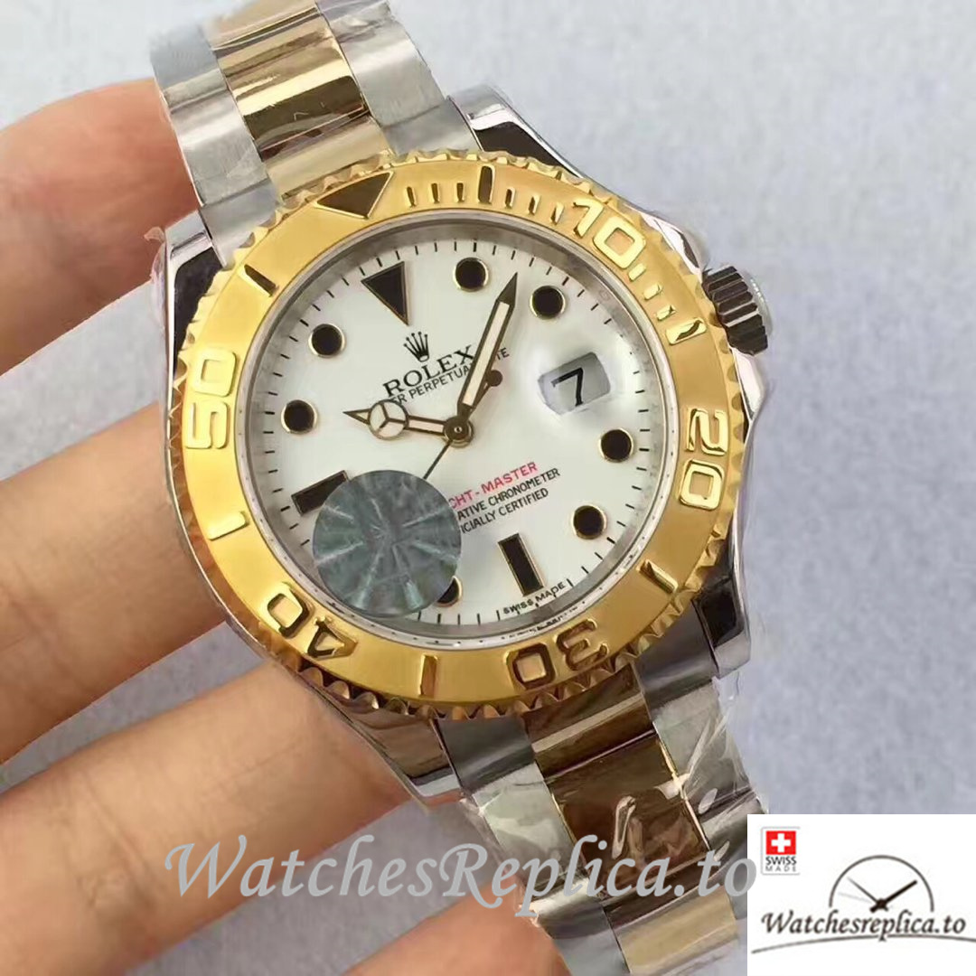 Swiss Rolex Yacht-Master Replica 116623 Stainless steel strap 40MM - WatchesReplica.is