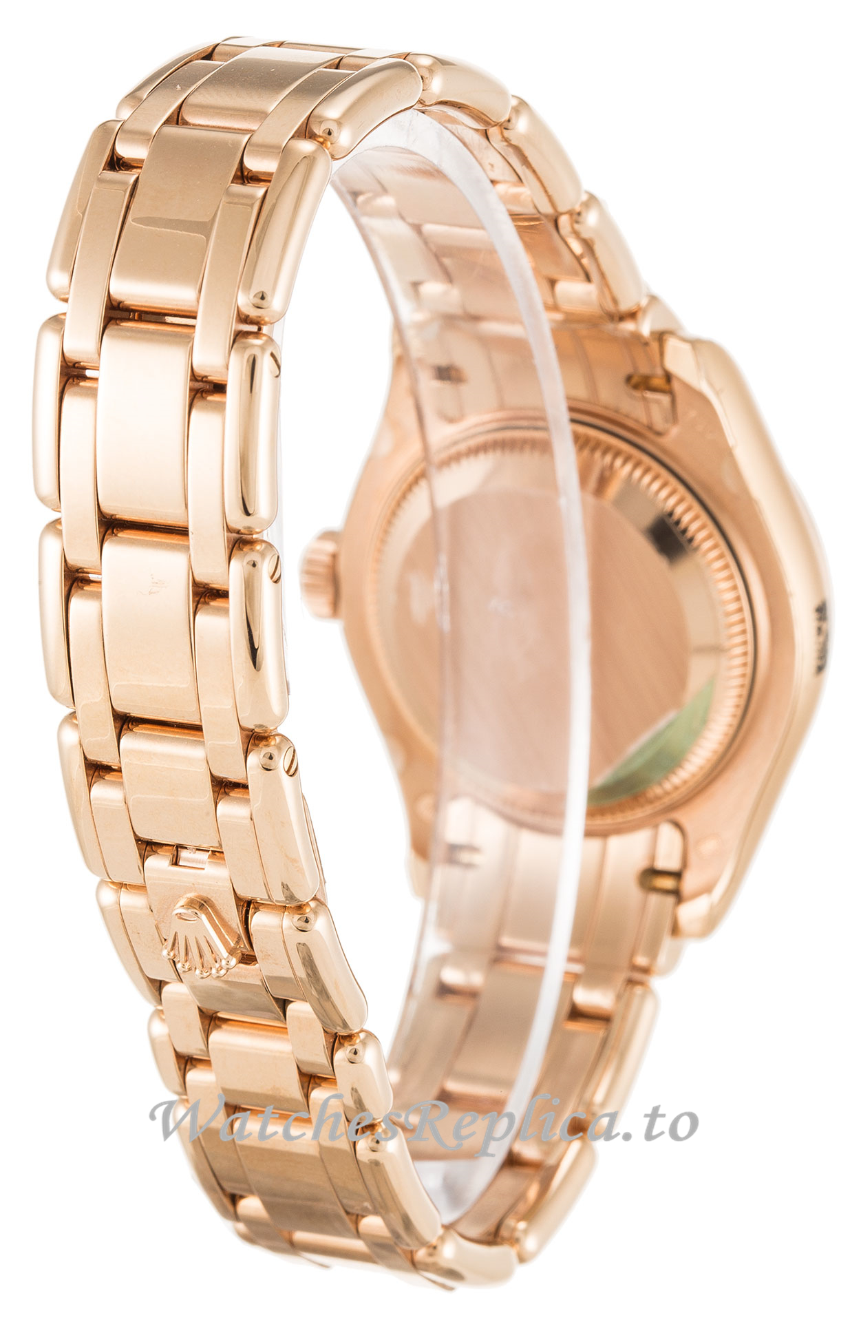 Rolex Pearlmaster Rose Diamond Dial 80315 - WatchesReplica.is