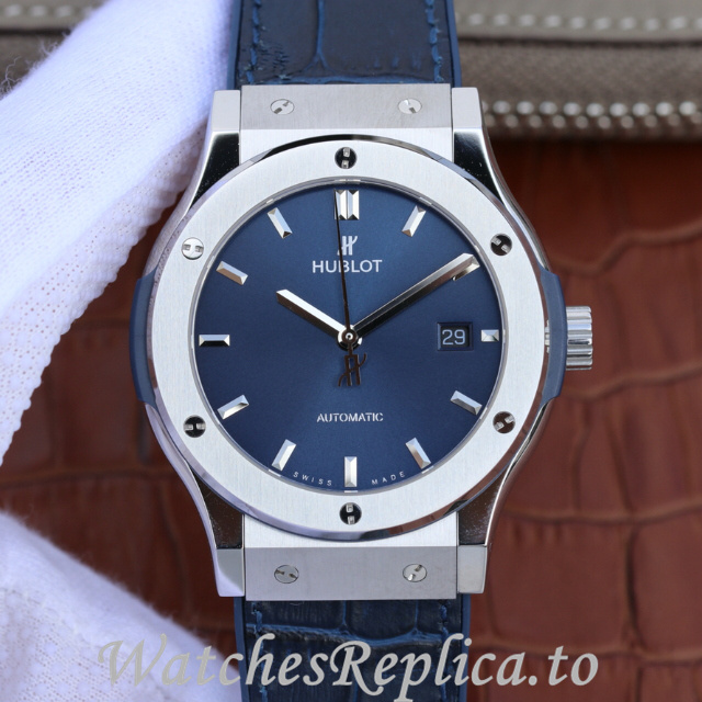 Hublot Replica 511.NX.1170.LR Leather strap 45MM - WatchesReplica.is