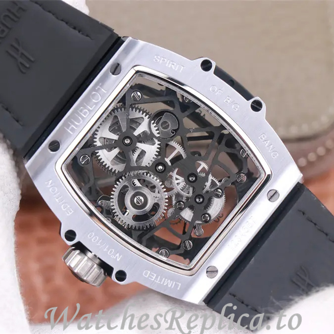 Hublot Replica MASTERPIECE Series Leather strap 45MM - WatchesReplica.is