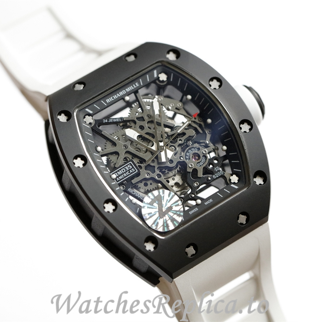 Richard Mille Replica RM035-AMERICA5 Rubber strap 50MM - WatchesReplica.is